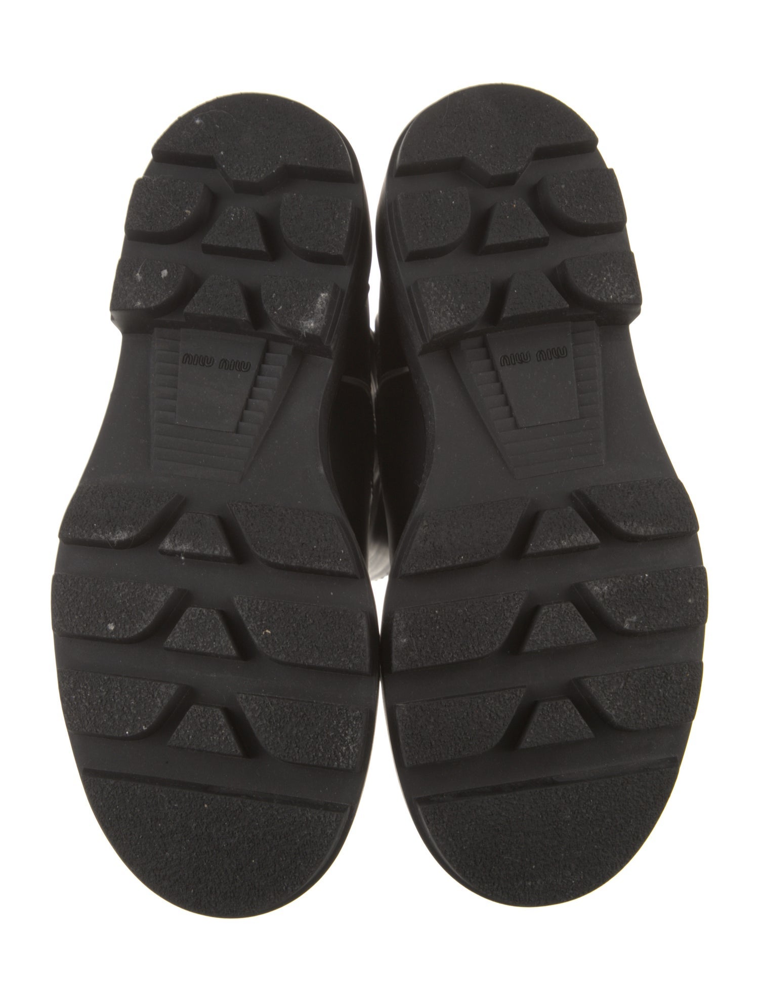 Miu Miu Leather Rain Boots